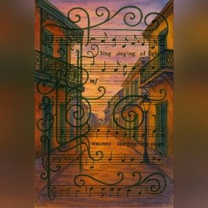 Musical Street Art Poster